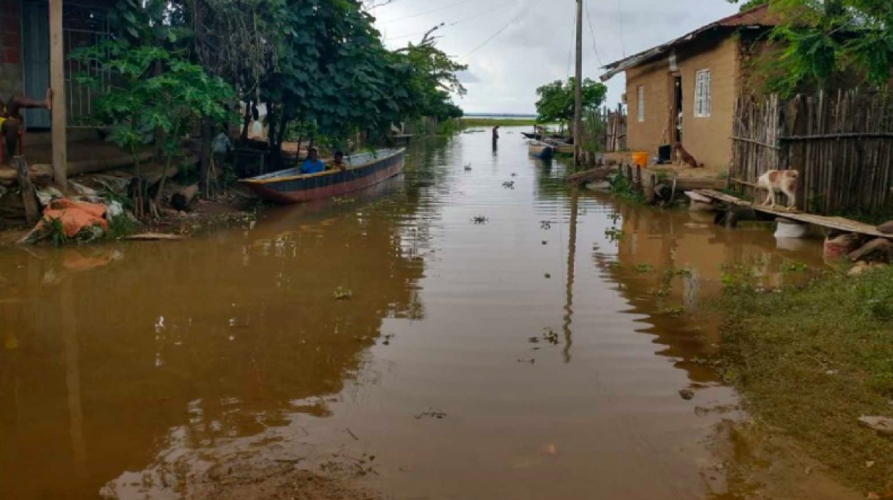 Imagen de inundación en el país.