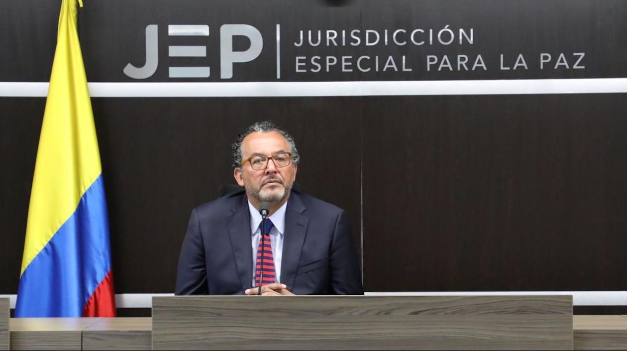 Roberto Vidal, presidente de la JEP.