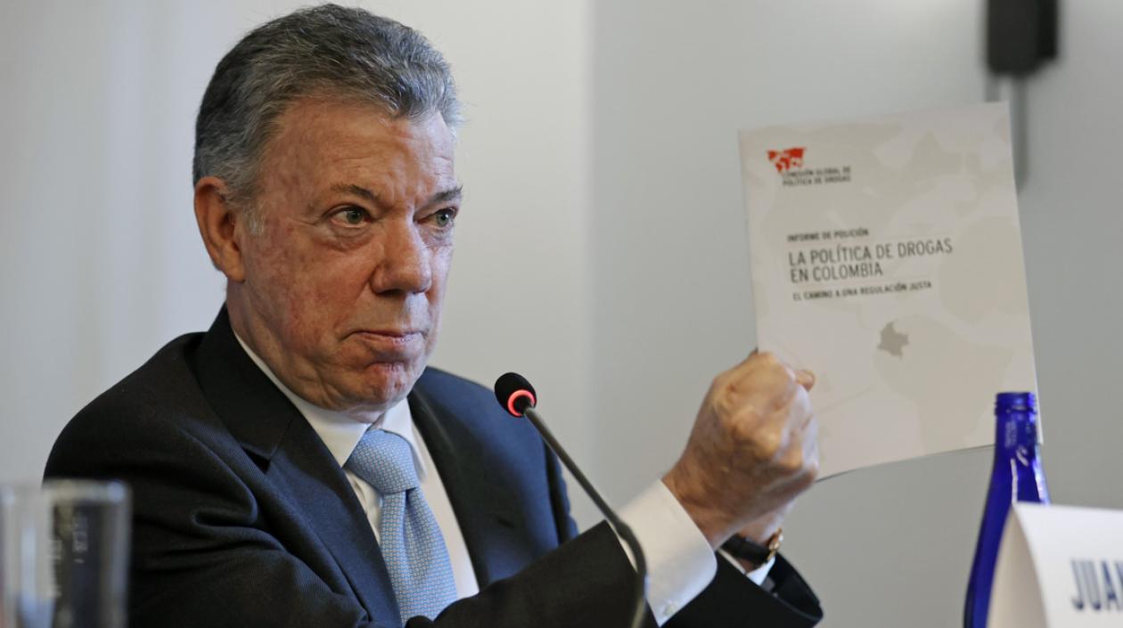 El expresidente colombiano Juan Manuel Santos.