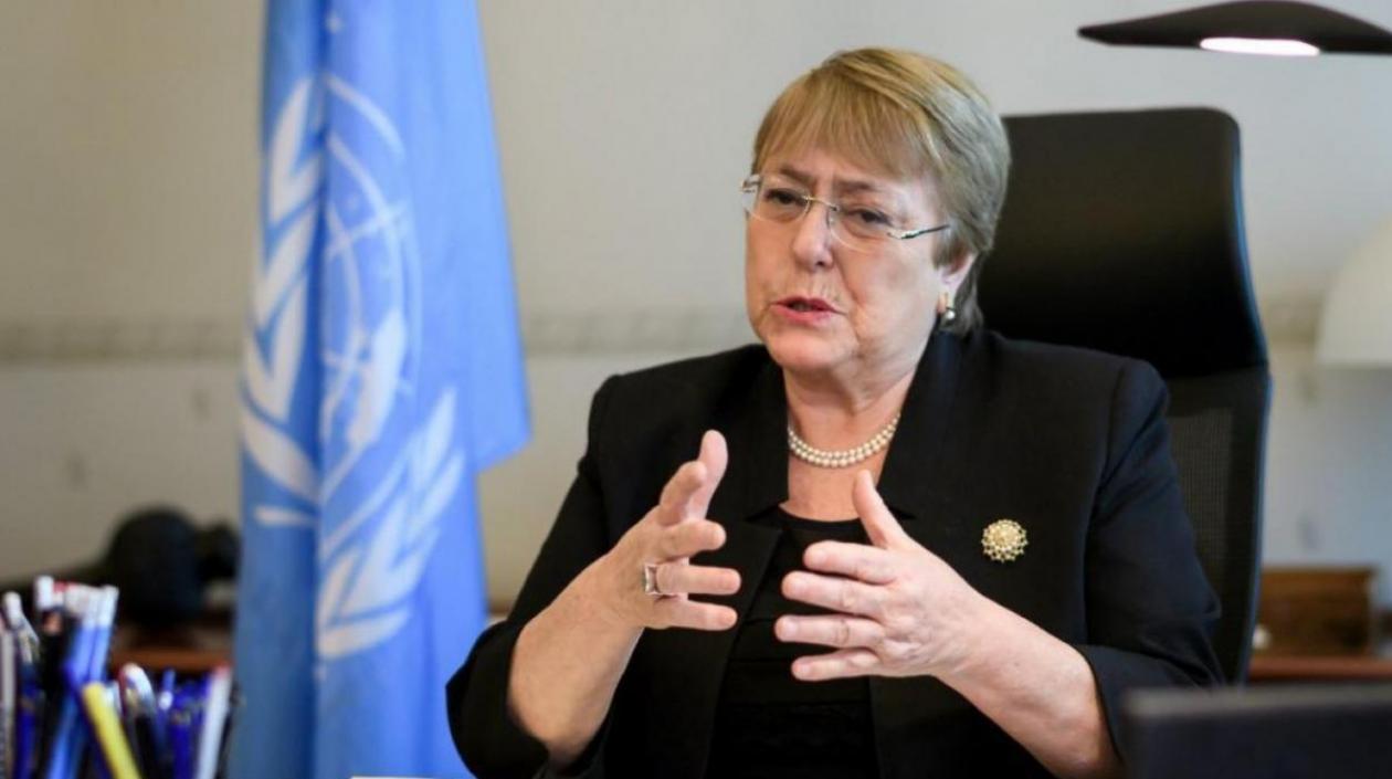 La alta comisionada de la ONU , Michelle Bachelet.
