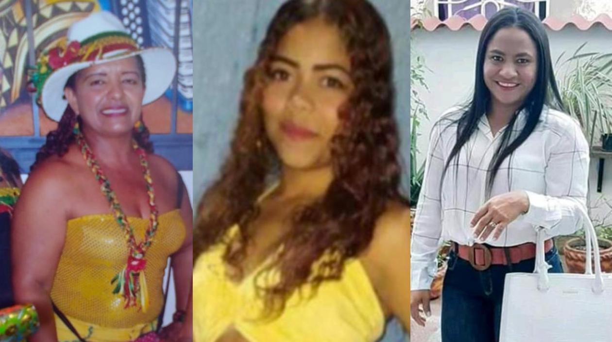 Tres de las 17 mujeres asesinadas este año en el Atlántico. 