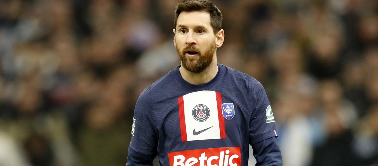 Lionel Messi se lesionó en el partido del miércoles contra el Olympique de Marsella.