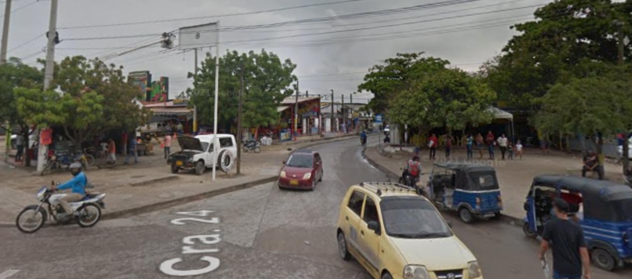 Entrada al barrio Las Trinitarias por el lado de la prolongación de Murillo.