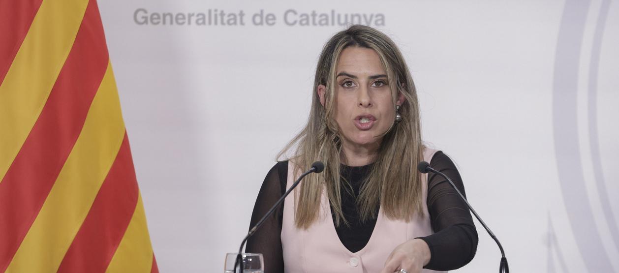Patricia Plaja, vocera de la Generalitat de Cataluña.
