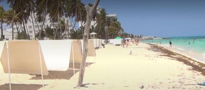 Las playas de San Andrés completamente solas este Jueves Santo