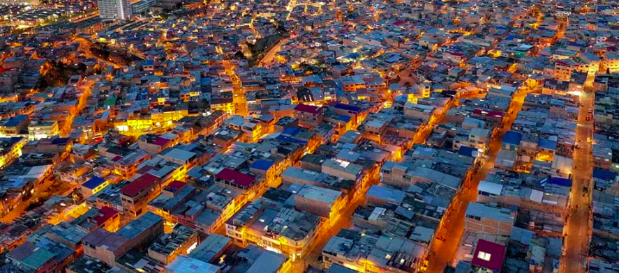 Imagen de Ciudad Bolívar en Bogotá.