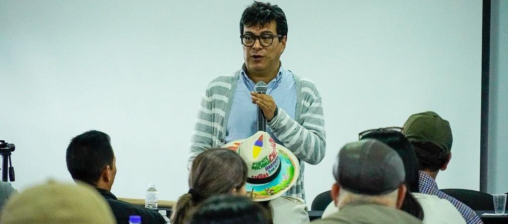 El Alto Comsionado de Paz, Danilo Rueda.