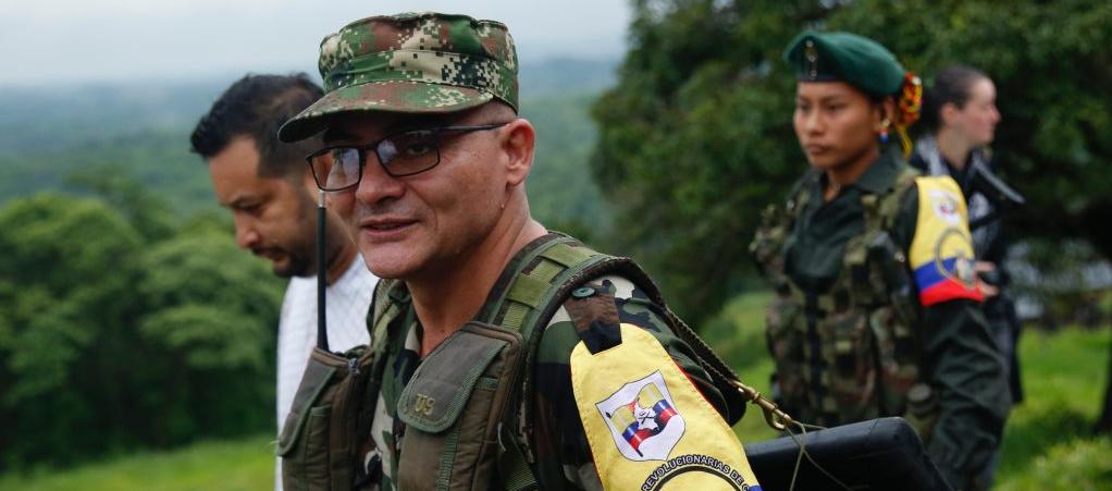 'Iván Mordisco', jefe de disidencia de las FARC.