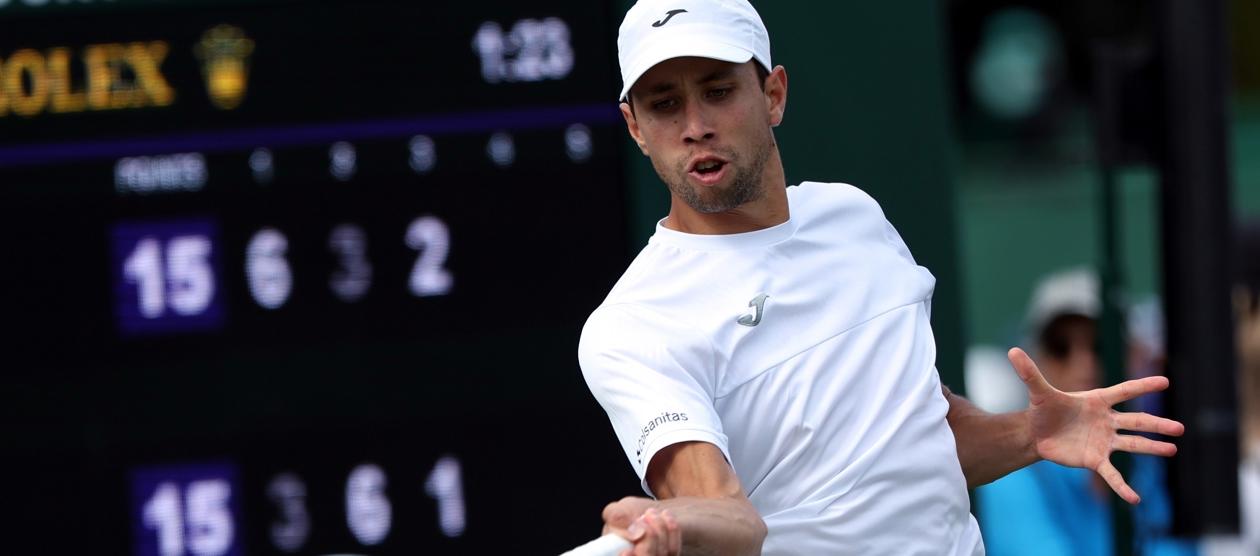 Daniel Galán cumple su tercera participación en Wimbledon. 
