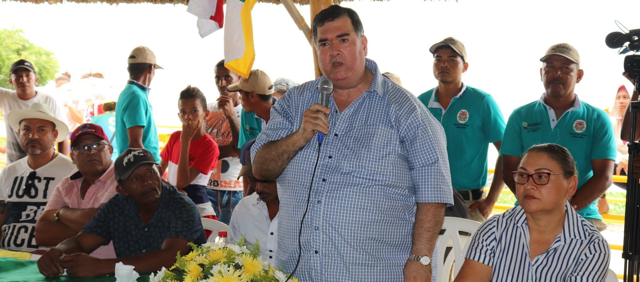 El candidato José Elías Chams.