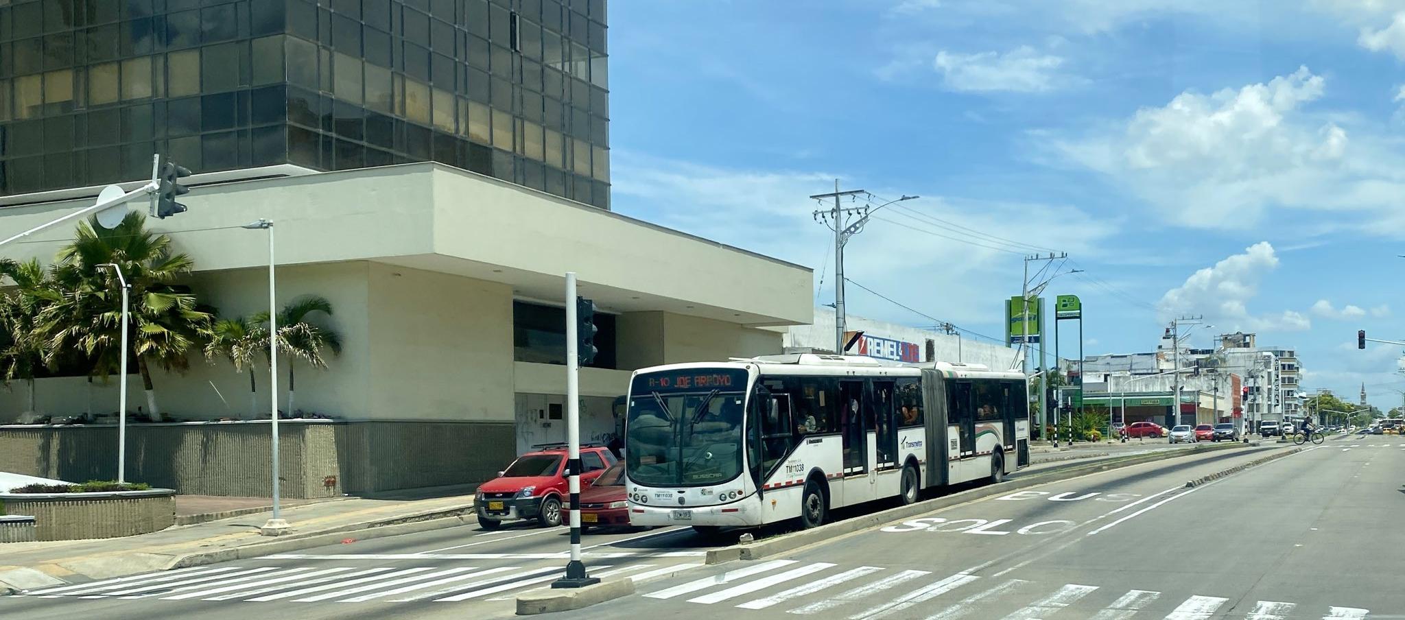 Bus de Transmetro en Barranquilla