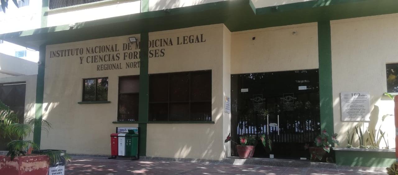 Fachada de Medicina Legal de Barranquilla.
