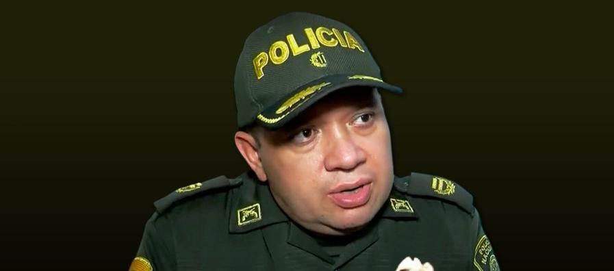 El coronel de la Policía, Carlos Alberto Feria.