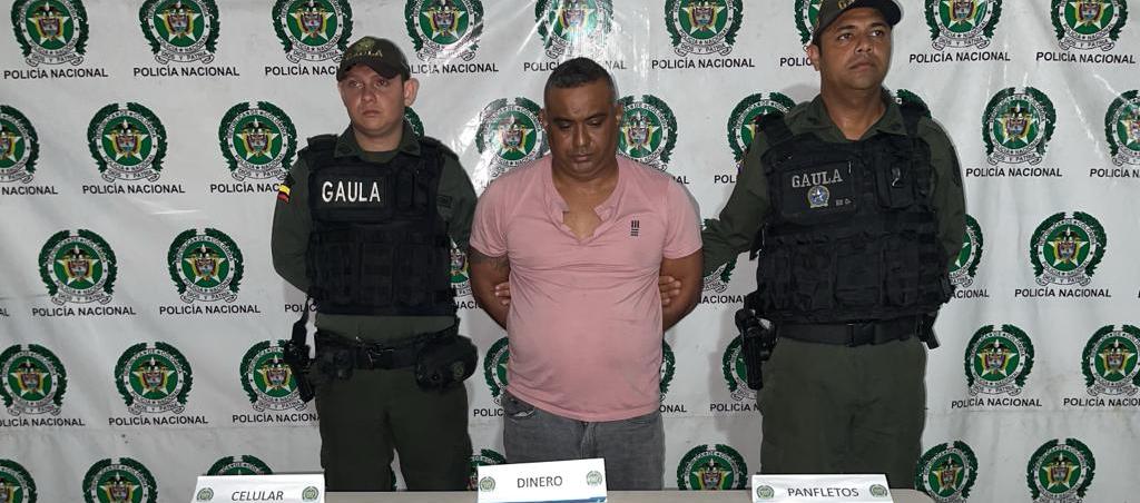 José Sandoval Bovea, capturado.
