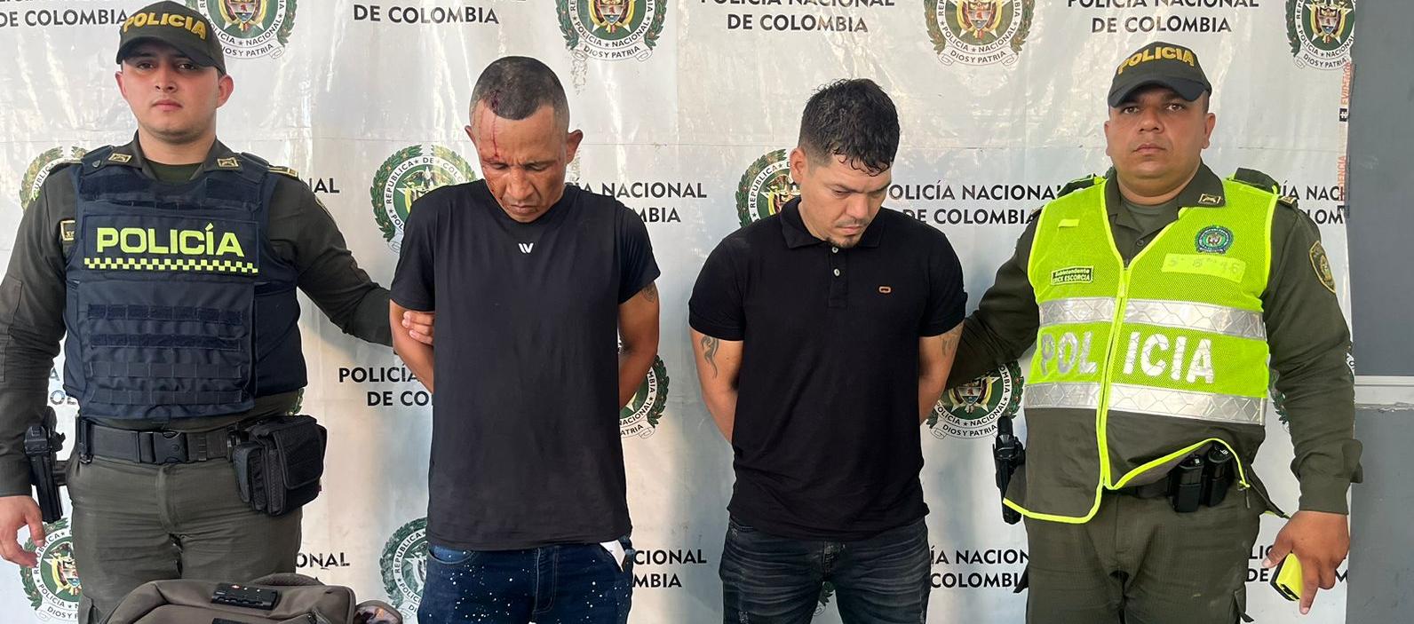 Miguel Suarez Bohorques y Yulimeth Vergara Solano, capturados. 