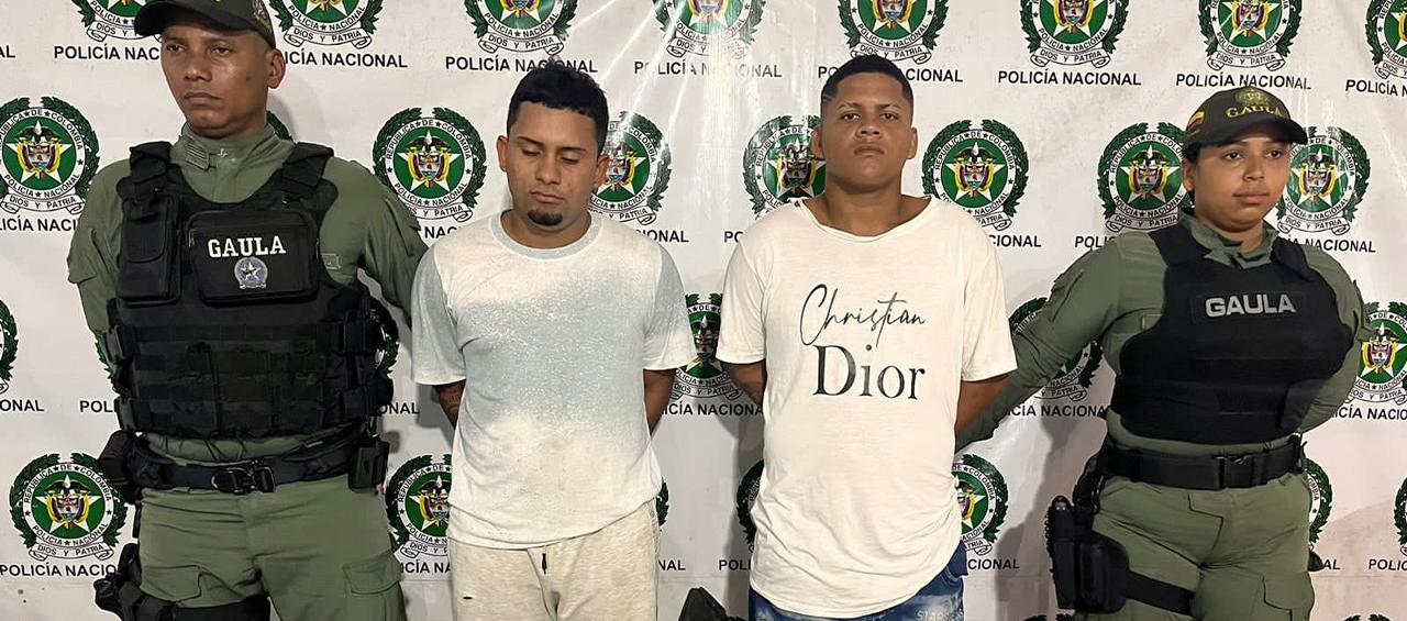 Jainer Flores Canchilla y José Niño Padilla, capturado. 