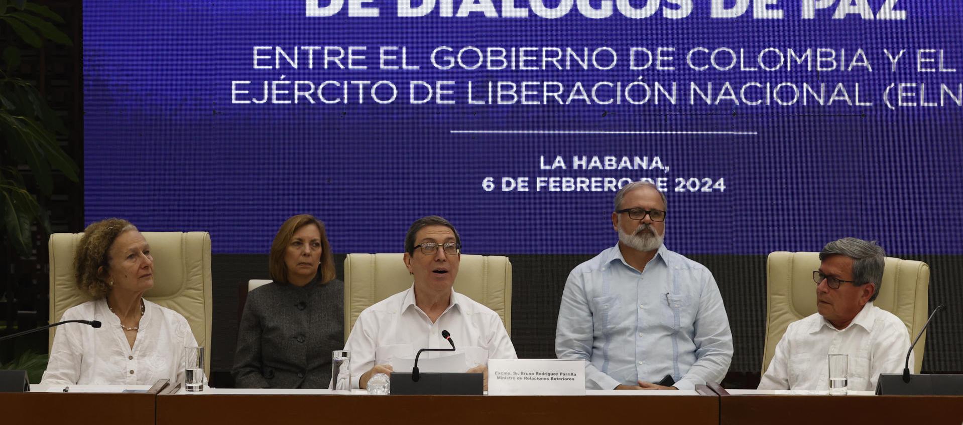 Foto archivo de la mesa de dialogos Gobierno-ELN