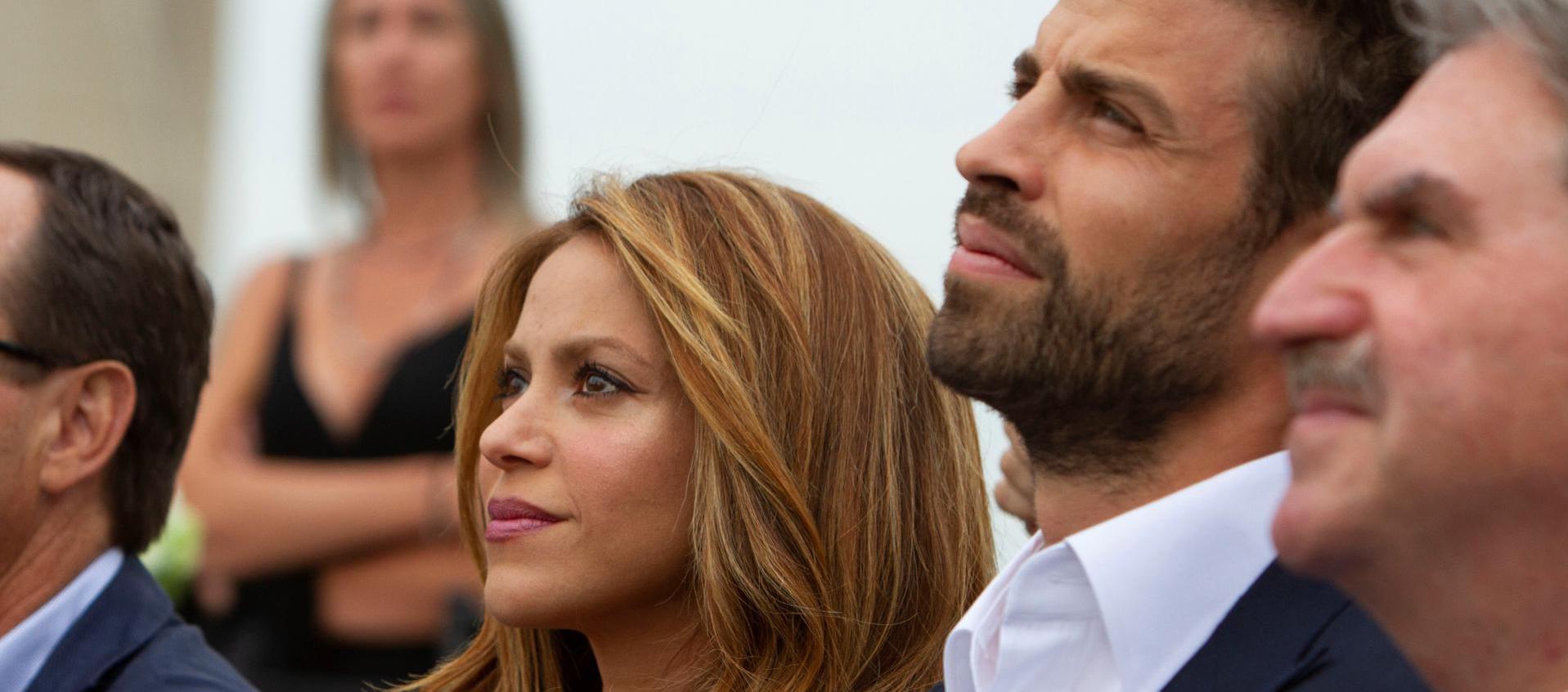 Shakira y su expareja Gerard Piqué. 