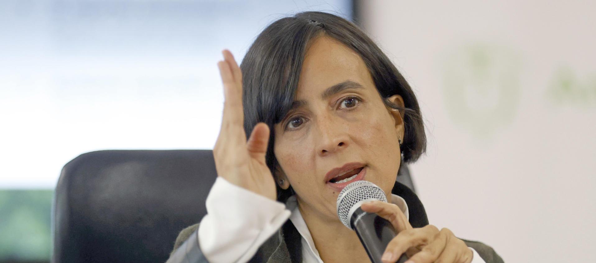 La Ministra de Ambiente Susana Muhamad.
