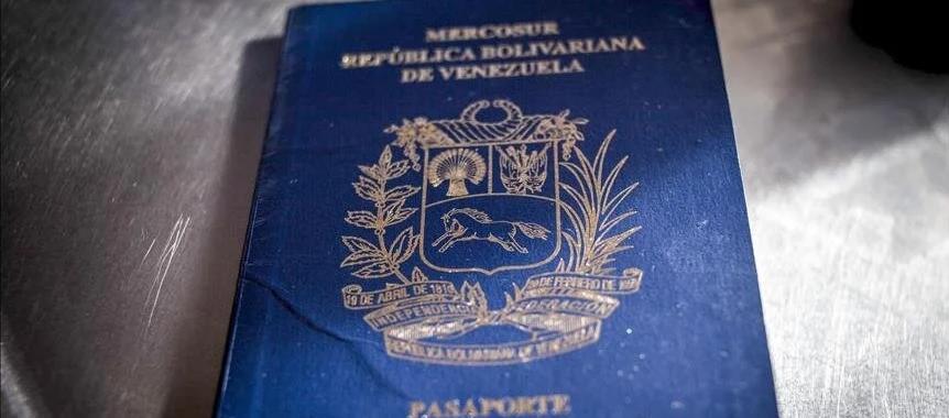 Pasaporte venezolano.
