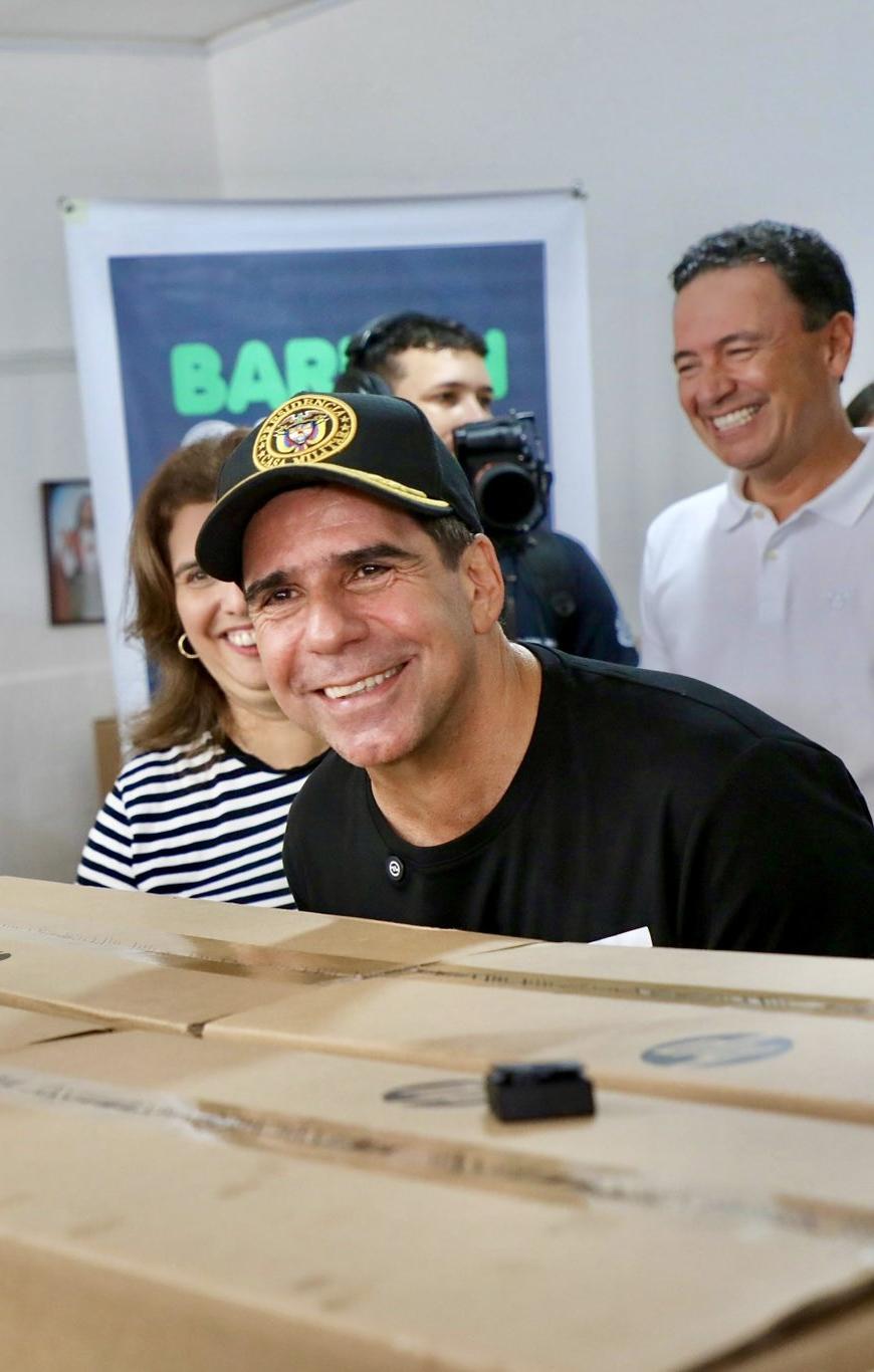 El Alcalde de Barranquilla, Alex Char.