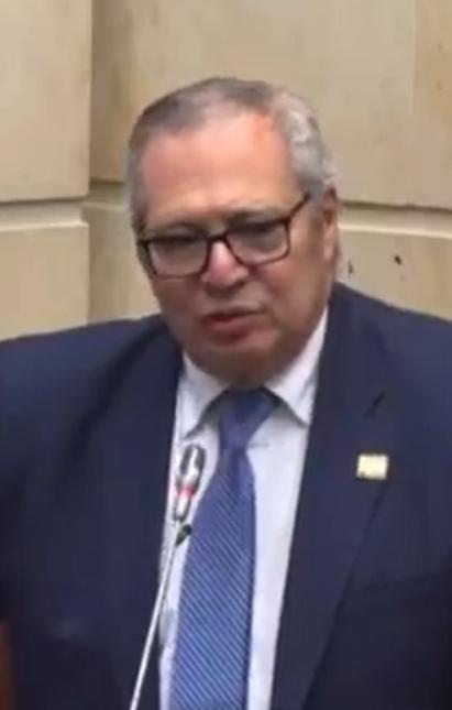 Iván Name Vásquez, presidente del Senado