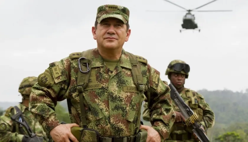 General Juan Pablo Rodríguez Barragán, comandante de las FFMM.