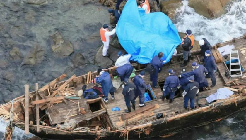 Las autoridades japonesas hallaron los cuerpos de 5 japoneses.