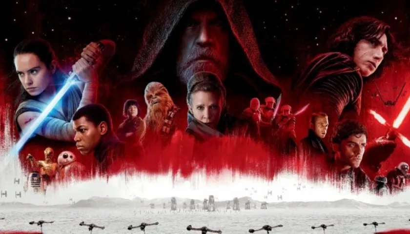 Imagen de la película 'Star Wars: The last Jedi'.