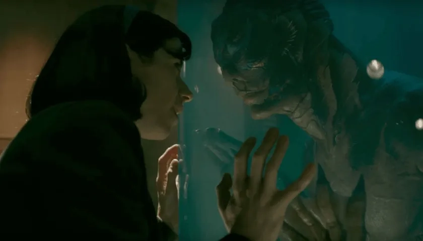 Captura de video del trailer de "La forma del agua", de Guillermo Del Toro.