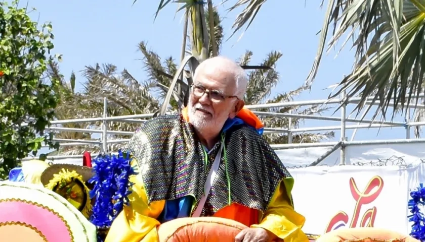 Óscar Fernández González, expresidente del Carnaval de Barranquilla y organizador de la fiesta.