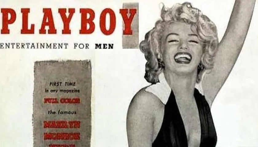 Portada de la revista Playboy con Marilyn Monroe.