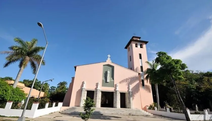 Iglesia Santa Rita, en Miramar, La Habana.