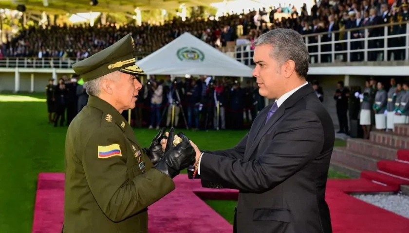  Mayor general Óscar Atehortúa, nuevo director nacional de la Policía.