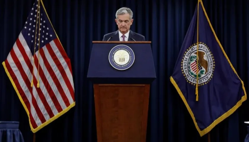 Presidente de la Reserva Federal (Fed), Jerome Powell.