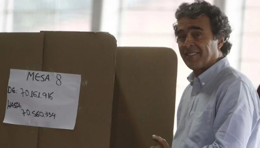 El excandidato presidencial colombiano Sergio Fajardo