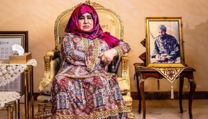 Alia Ghanem, la madre de Osama Bin Laden