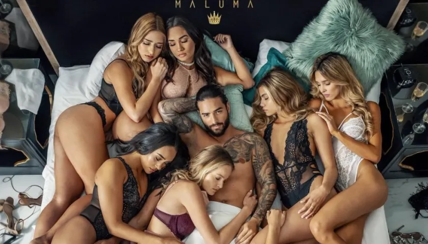 El cantante Maluma en la imagen oficial del video de 'Mala mía'.
