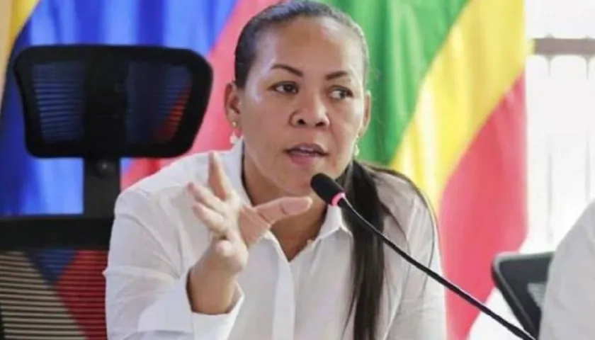 Yolanda Wong, exsecretaria del Interior de Cartagena.