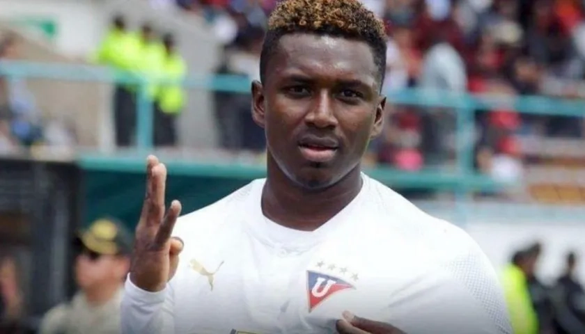 Edison Realpe., futbolista ecuatoriano fallecido en un accidente.