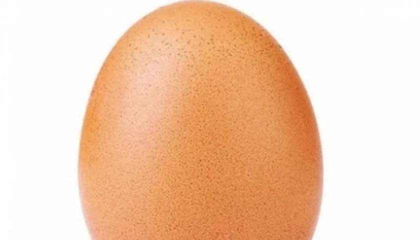 La famosa fotografía del huevo.