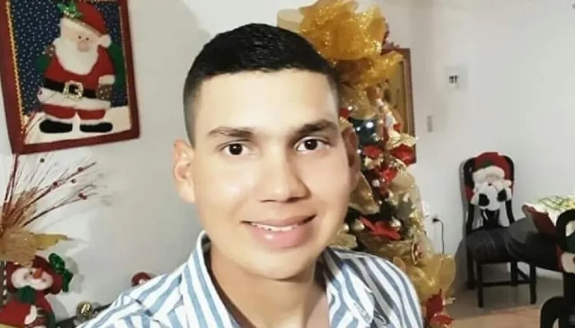Andrés David Fuentes, cadete fallecido.