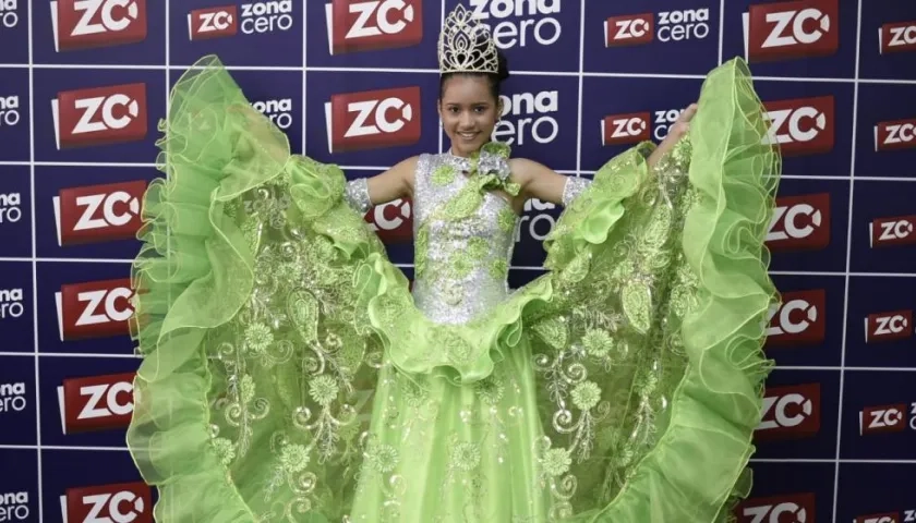 María Valentina Gil Manotas, Reina Infantil del Carnaval de Luruaco.