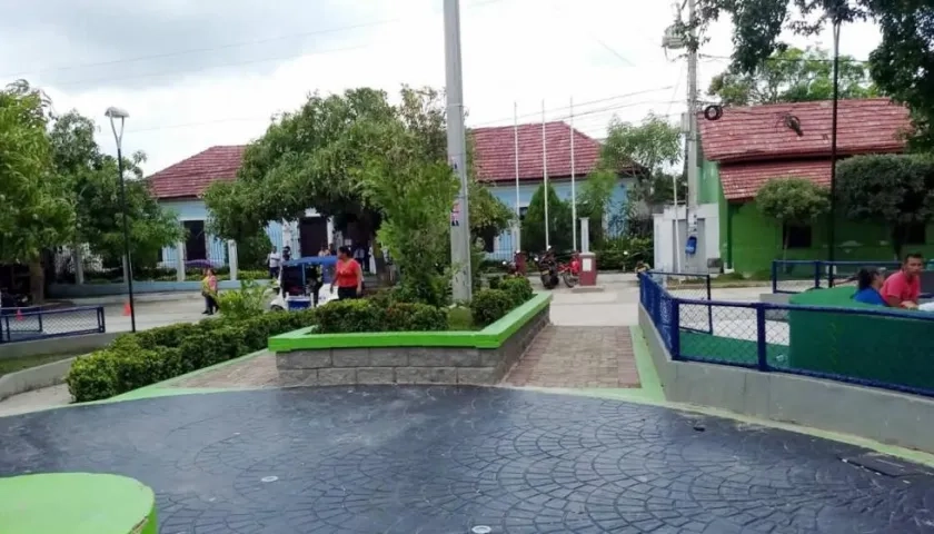 Aspecto de la Plaza de Galapa.