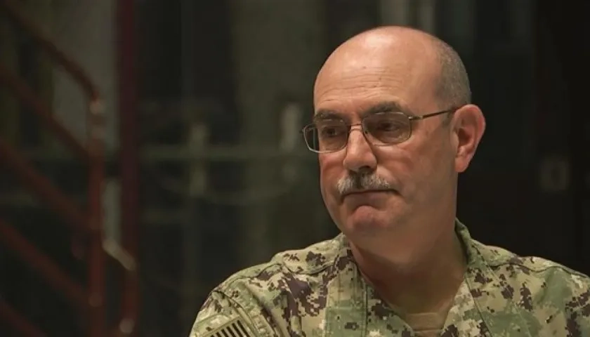 John Ring, saliente Comandante de la Cárcel de Guantánamo.