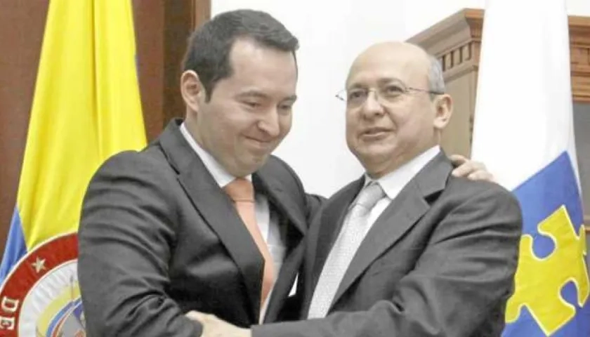 Los exfiscales Jorge Fernando Perdomo y Luis Eduardo Montealegre.