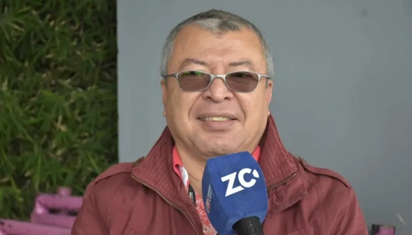El locutor Ramiro Alfonso Jiménez 