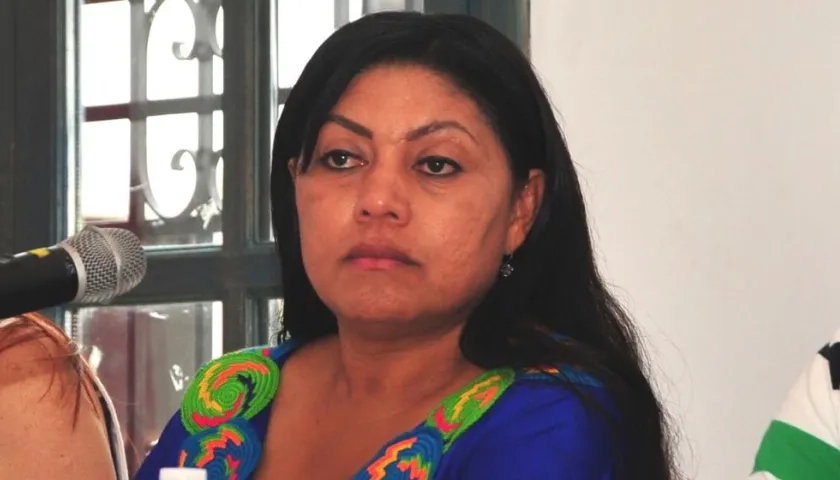 Oneida Pinto, exgobernadora de La Guajira.