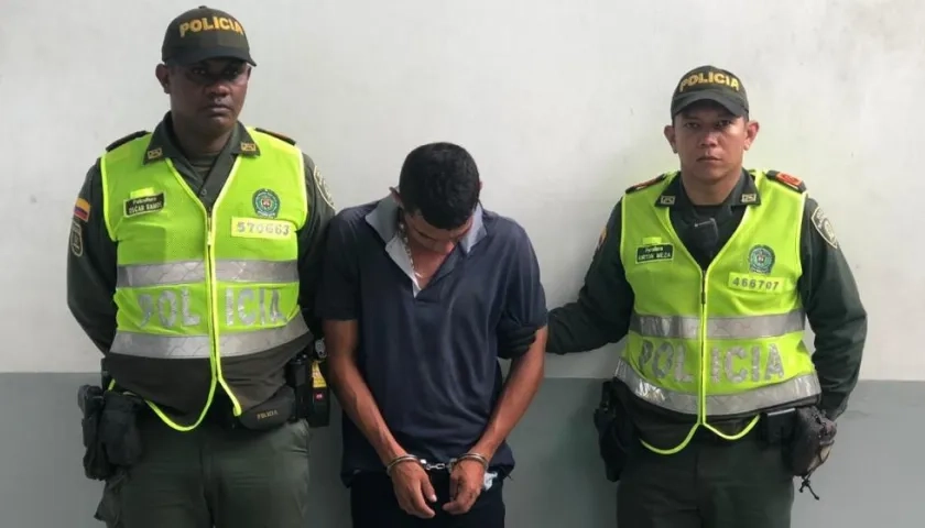 Jorge Armando Calderón Calderón, capturado por la Policía.
