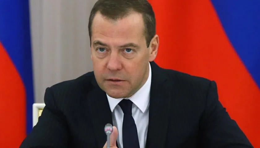 Dmitri Medvédev, primer ministro ruso.